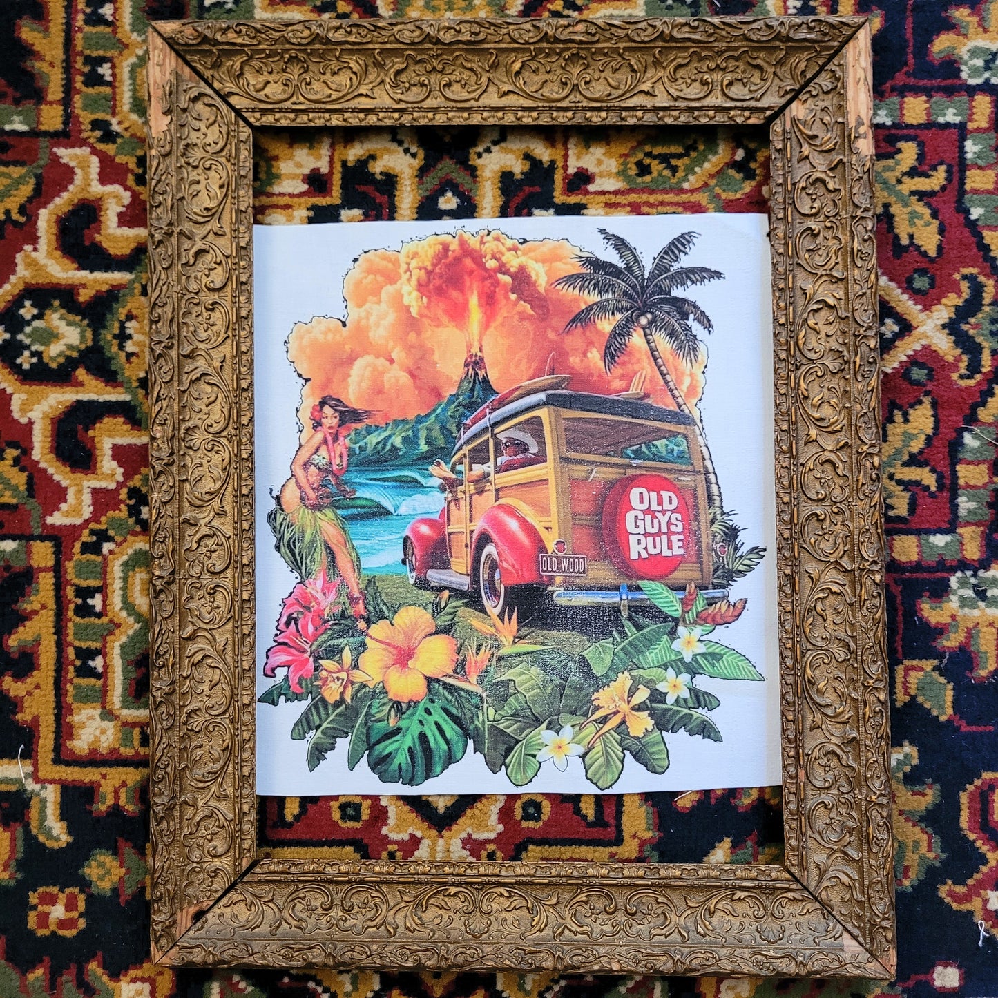 Backpatch "Aloha. Old Guys Rules" - PUNK & COTON