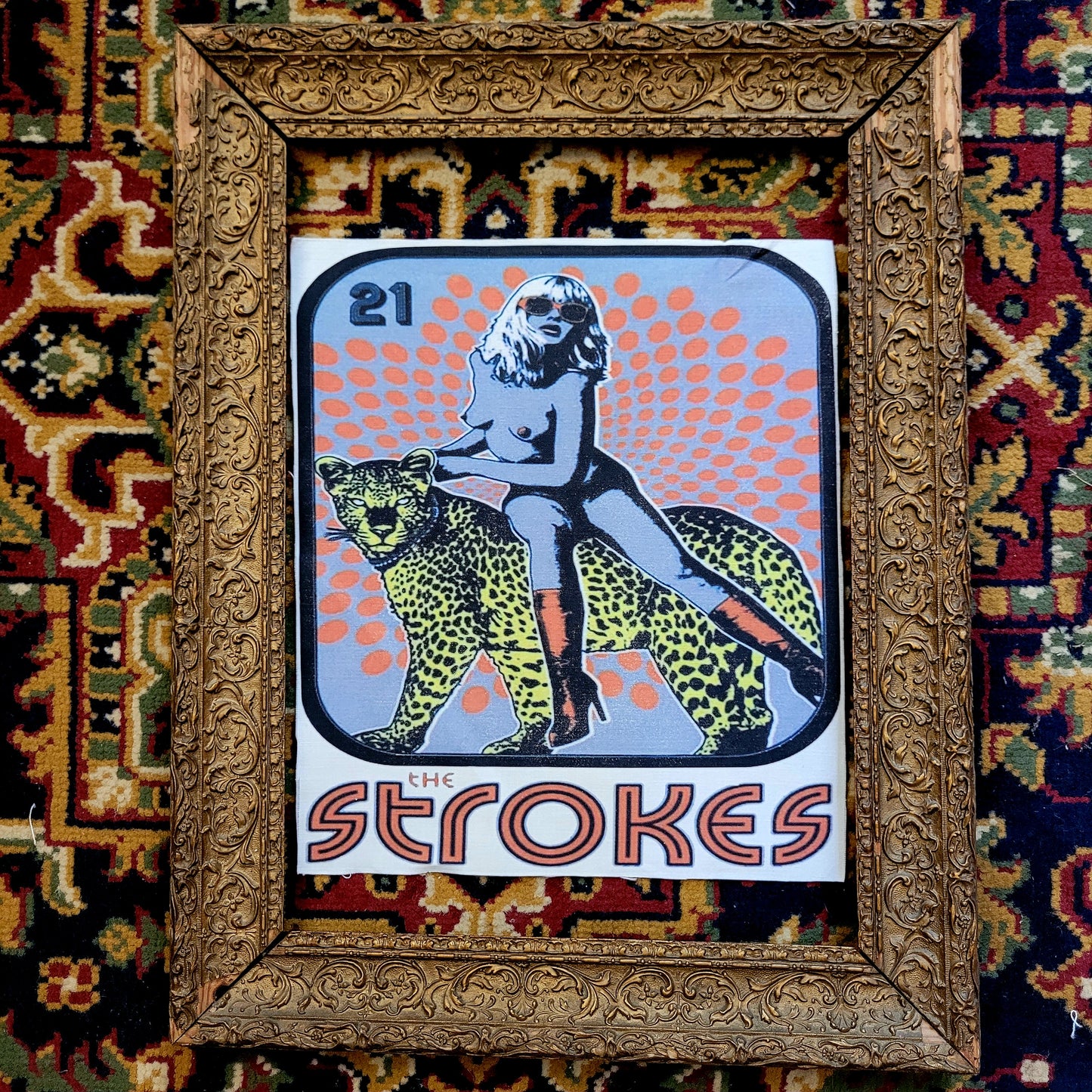 Backpatch "The Strokes" Jaguar Girl - PUNK & COTON