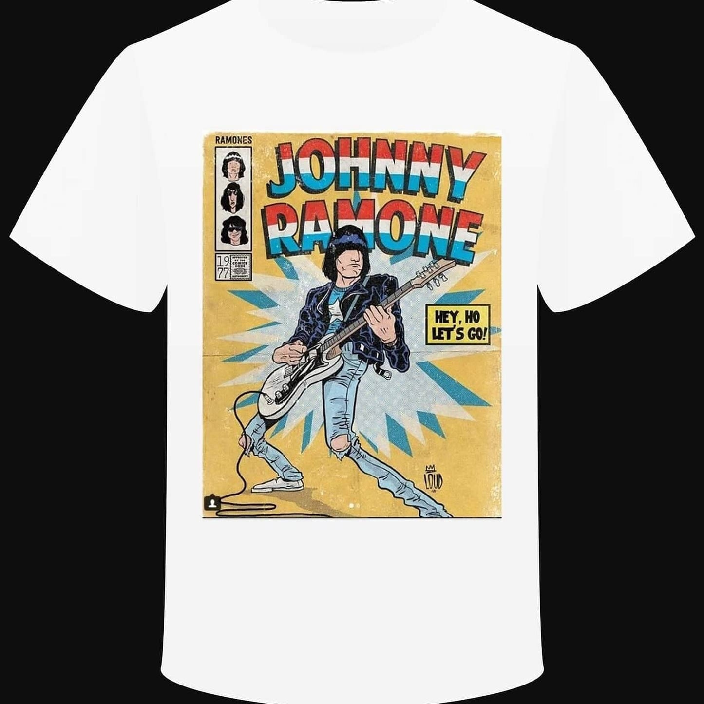 T-shirt "Family RAMONES : Johnny Ramone" - L'Insoumis Clothing
