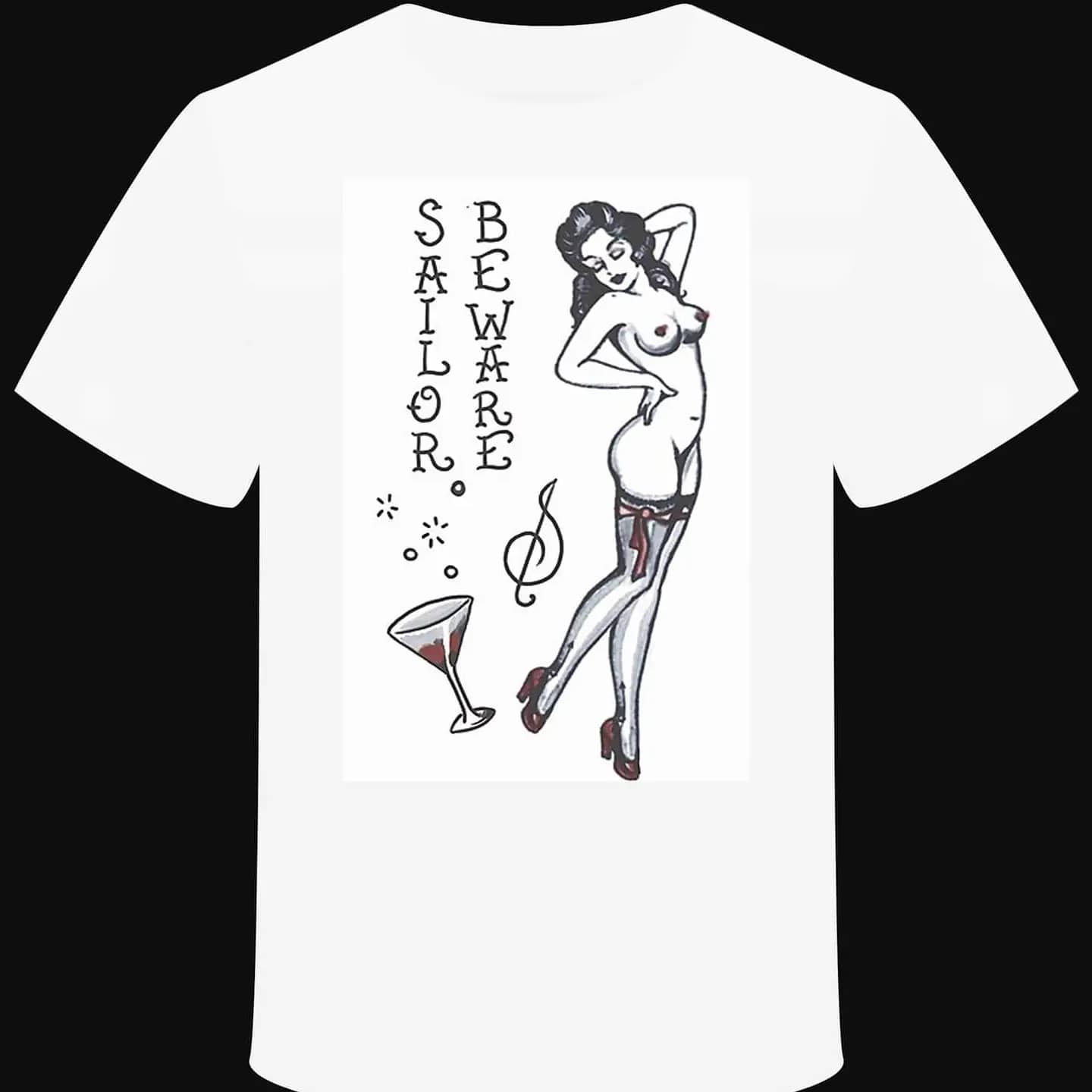 T-shirt "Sailor Beware Pin'up" - L'Insoumis Clothing