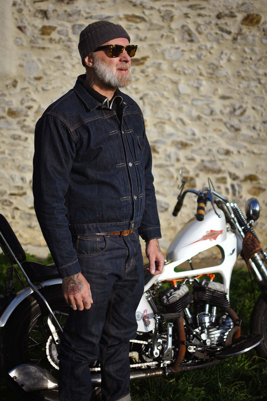 veste levis Big E type 1 harley flathead