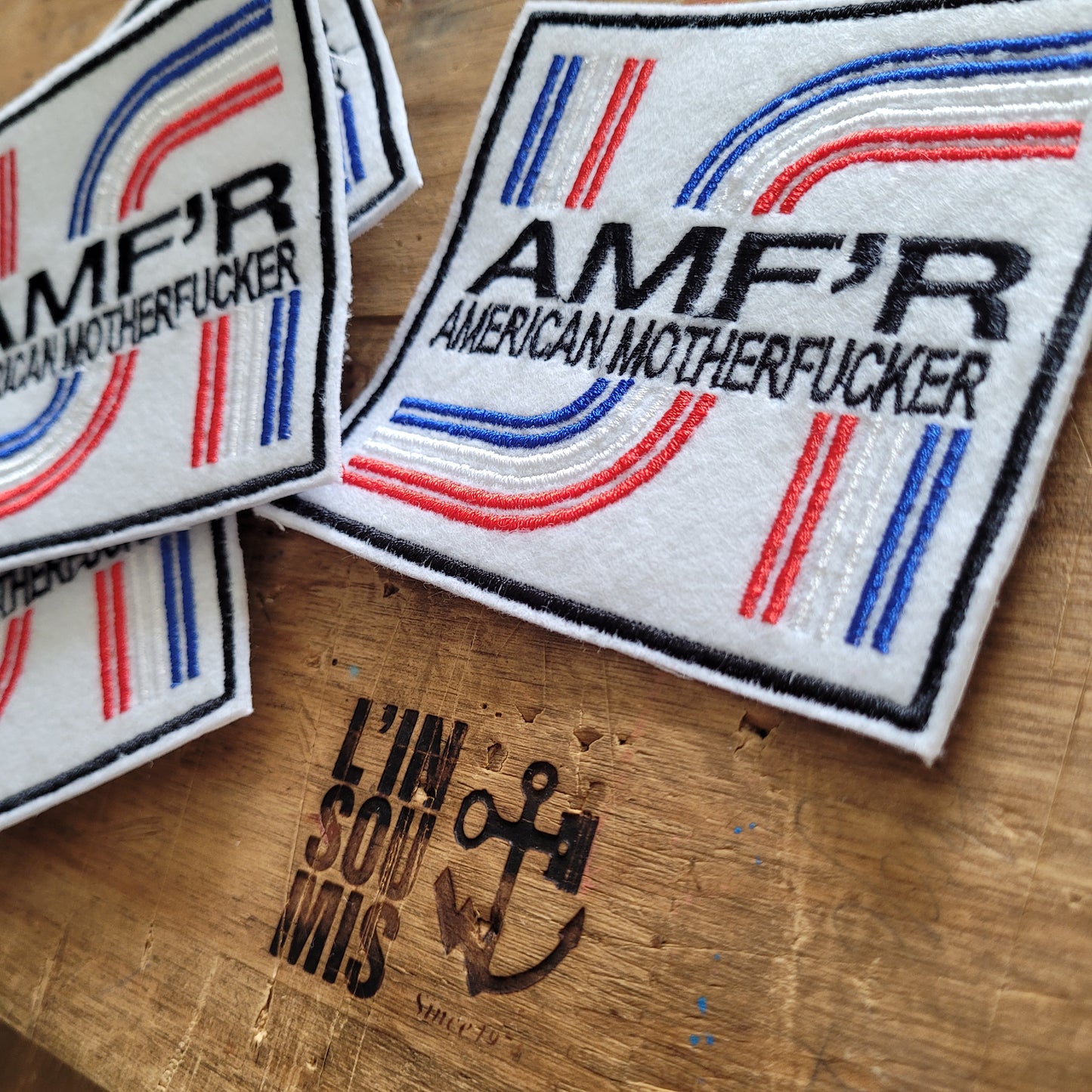 AMF'R version blanche (AMERICAN MOTHERFUCKER) - L'Insoumis Clothing