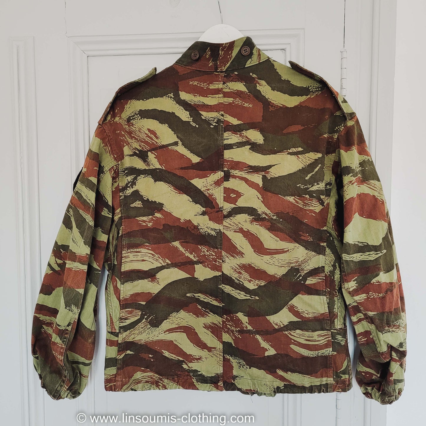 Rare french lizard camo paratrooper 1947 to 1956 jacket / Rare veste para 47/56 français Indochine - L'Insoumis Clothing