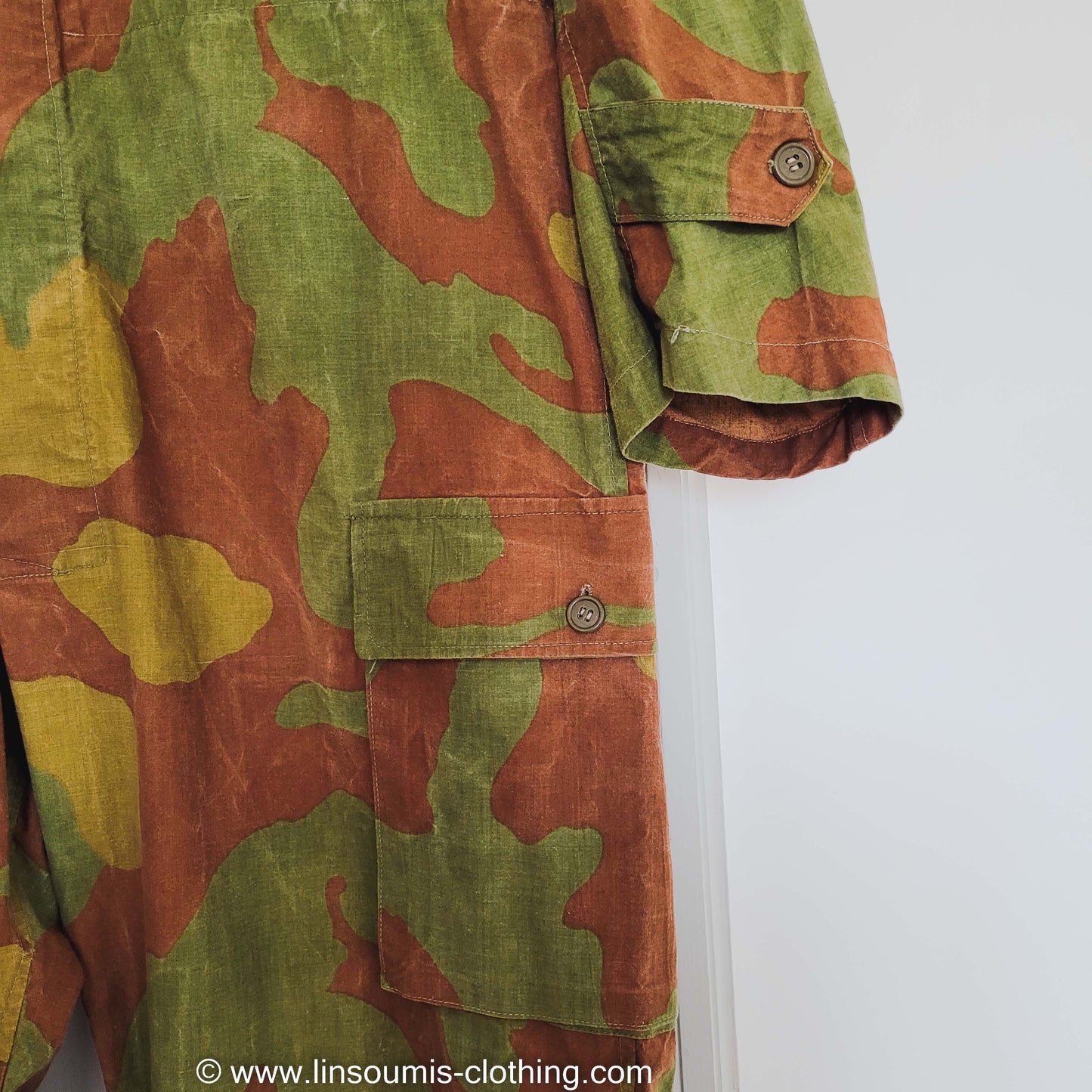 Italian  paratrooper tanker San Marco camo  coverall ww2 / combinaison italienne de para camo San Marco - L'Insoumis Clothing