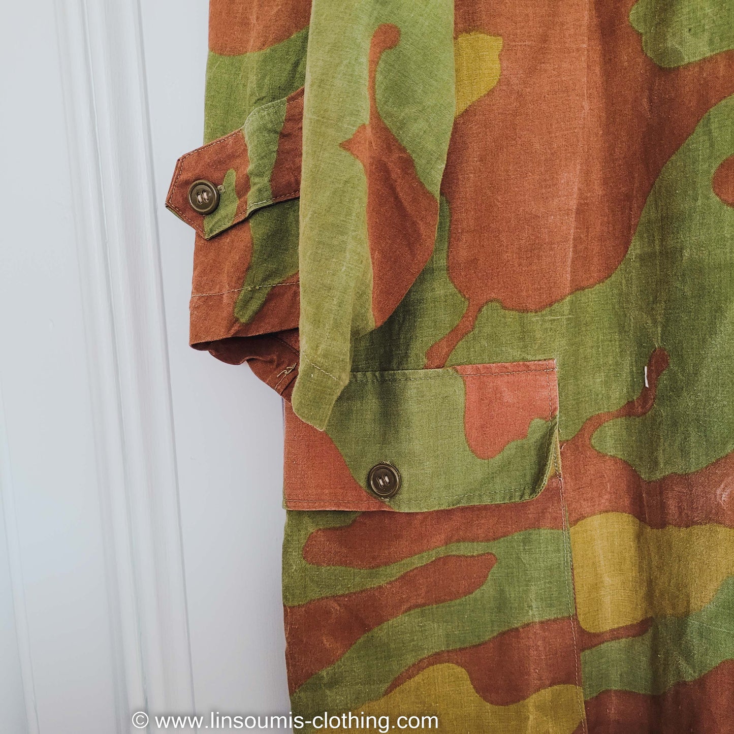 Italian  paratrooper tanker San Marco camo  coverall ww2 / combinaison italienne de para camo San Marco - L'Insoumis Clothing