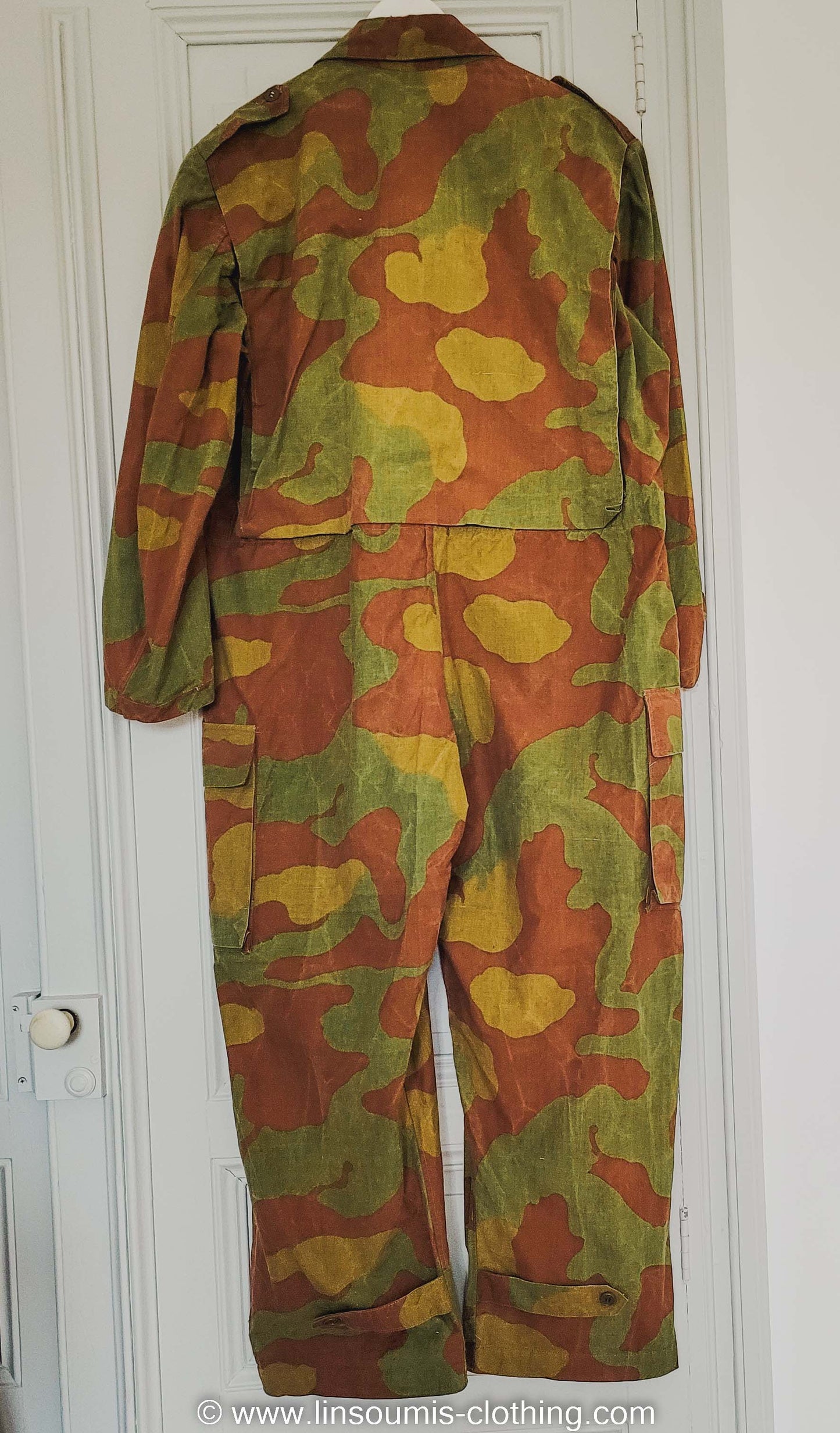 Italian  paratrooper tanker San Marco camo  coverall ww2 / combinaison italienne de para camo San Marco - L'Insoumis Clothing