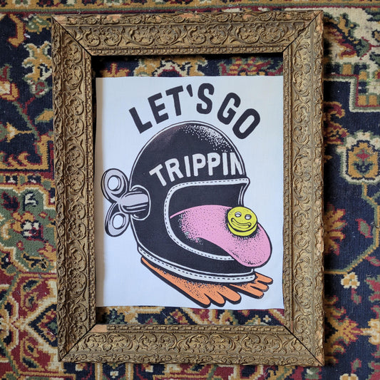 Backpatch "Let's go trippin" - L'Insoumis Clothing