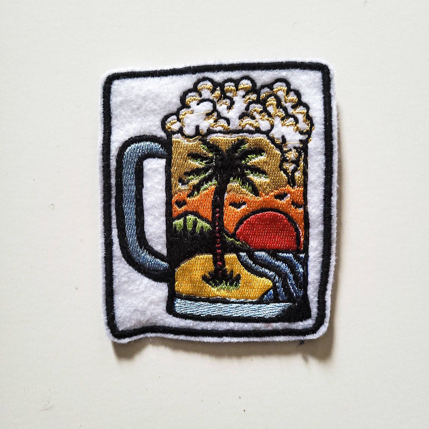  Patch brodé "beer" chopper california skater, punk, surfer, countre-culture