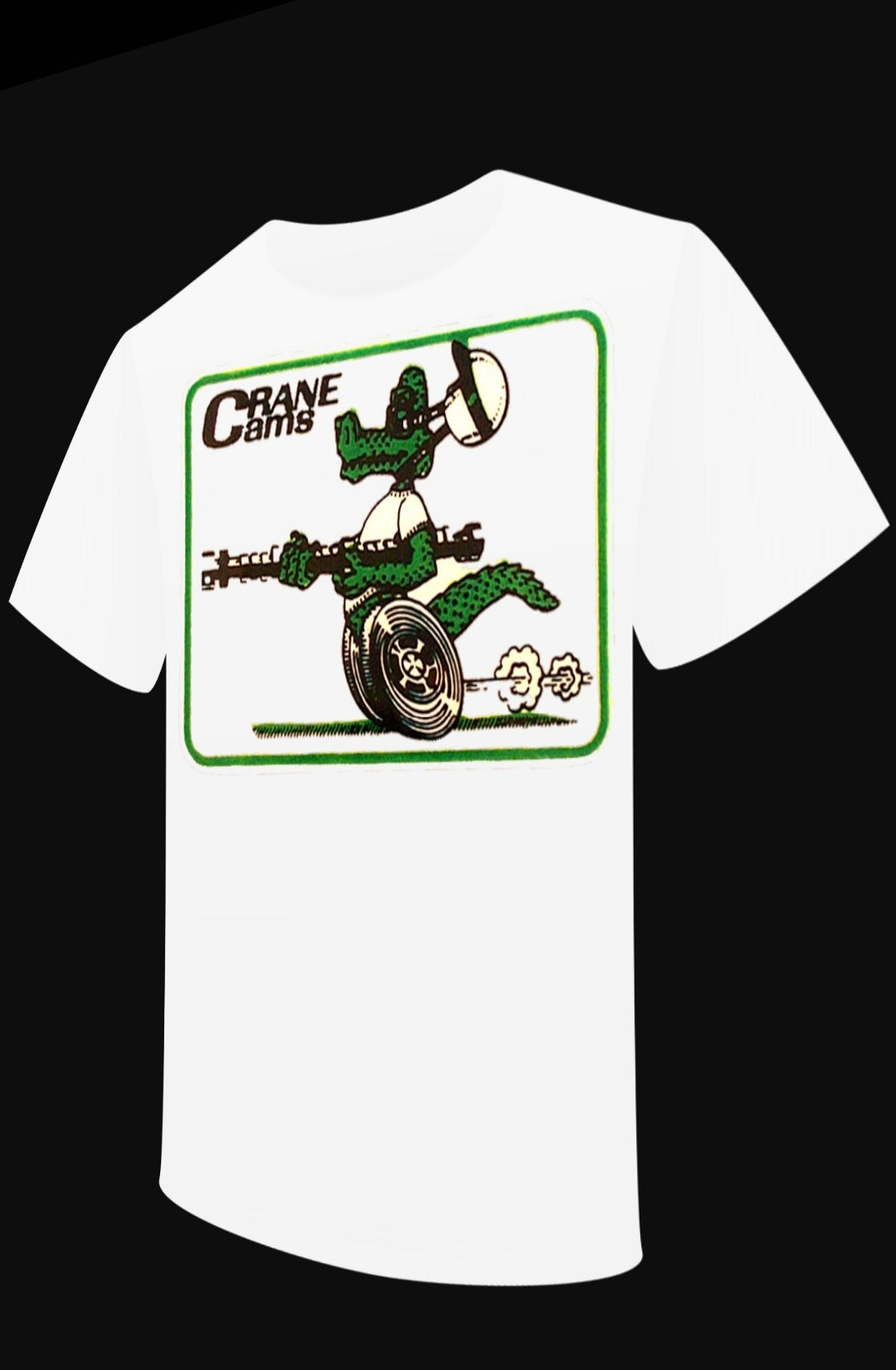 T-Shirt "Crane Cams" HOTROD RACE OLD VINTAGE DESIGN CROCO