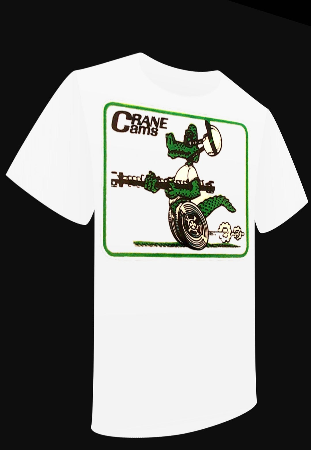 T-Shirt "Crane Cams" HOTROD RACE OLD VINTAGE DESIGN CROCO