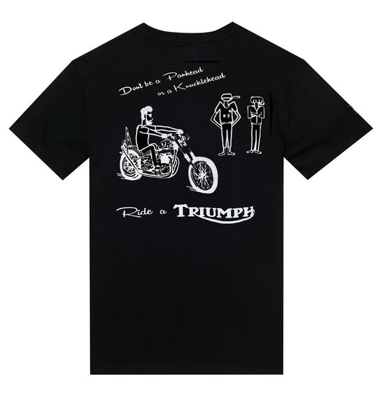 T-shirt " Ride a Triumph." - L'Insoumis Clothing