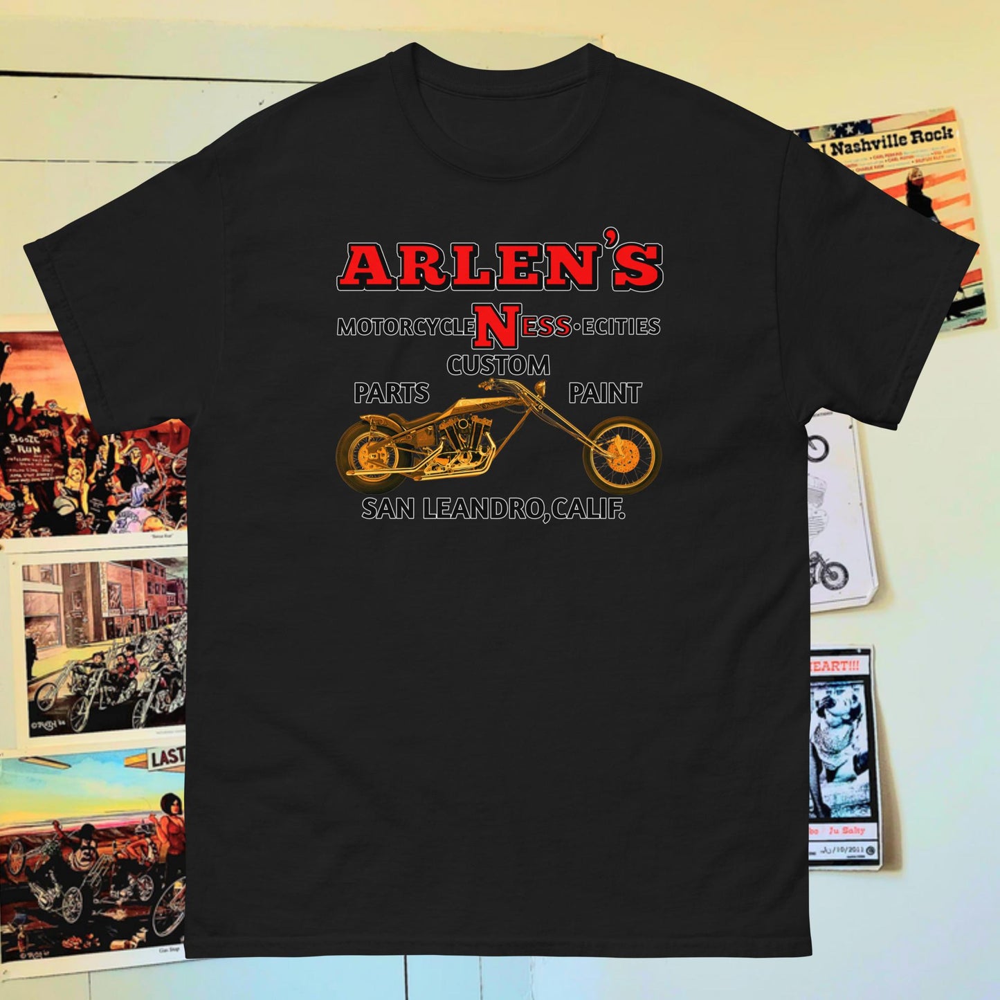 "60's Arlen Ness memory" t-shirt