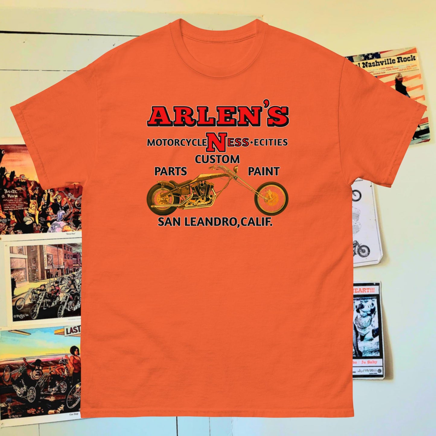 "60's Arlen Ness memory" t-shirt