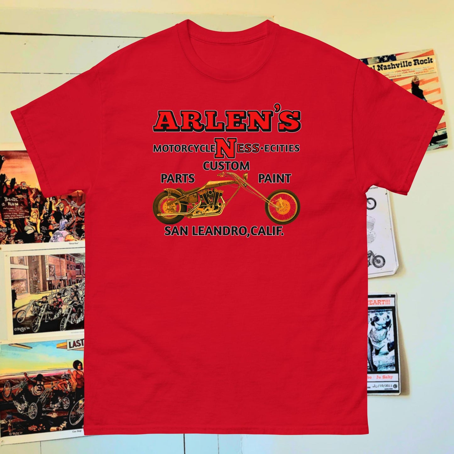 "60's Arlen Ness memory" t-shirt