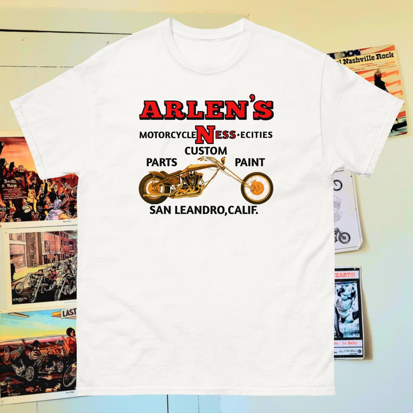 "60's Arlen Ness memory" t-shirt