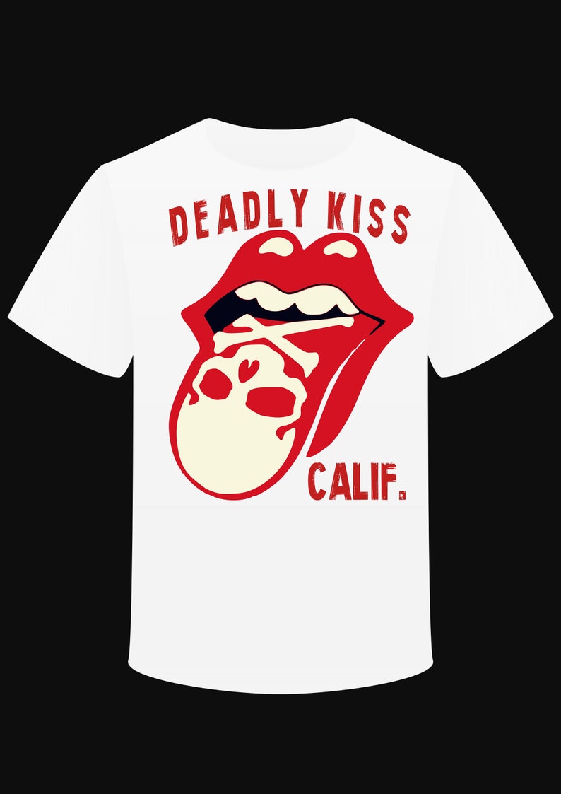 T-shirt "Deadly kiss Calif"