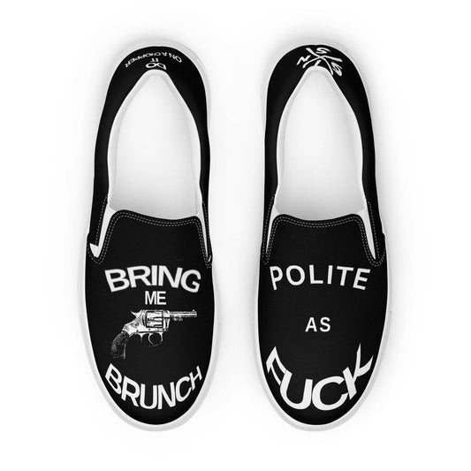 Slip on "Bring me brunch" - L'Insoumis Clothing