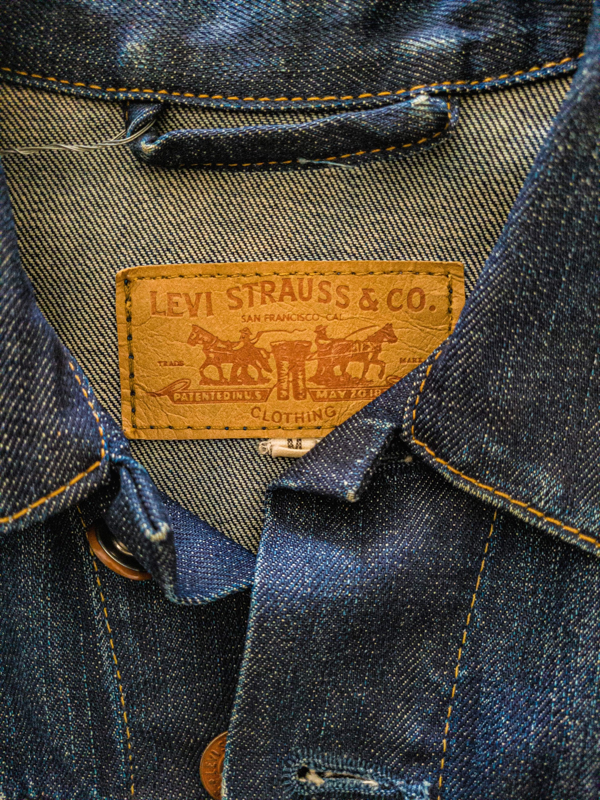 Veste brodée vintage fashion indian Levi's