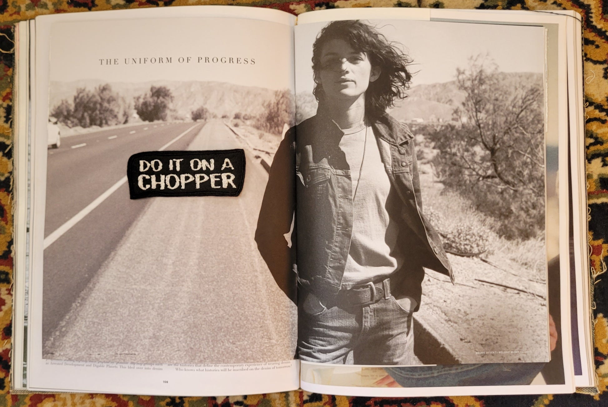 Patch Brodé Do it on a chopper - PUNK & COTON