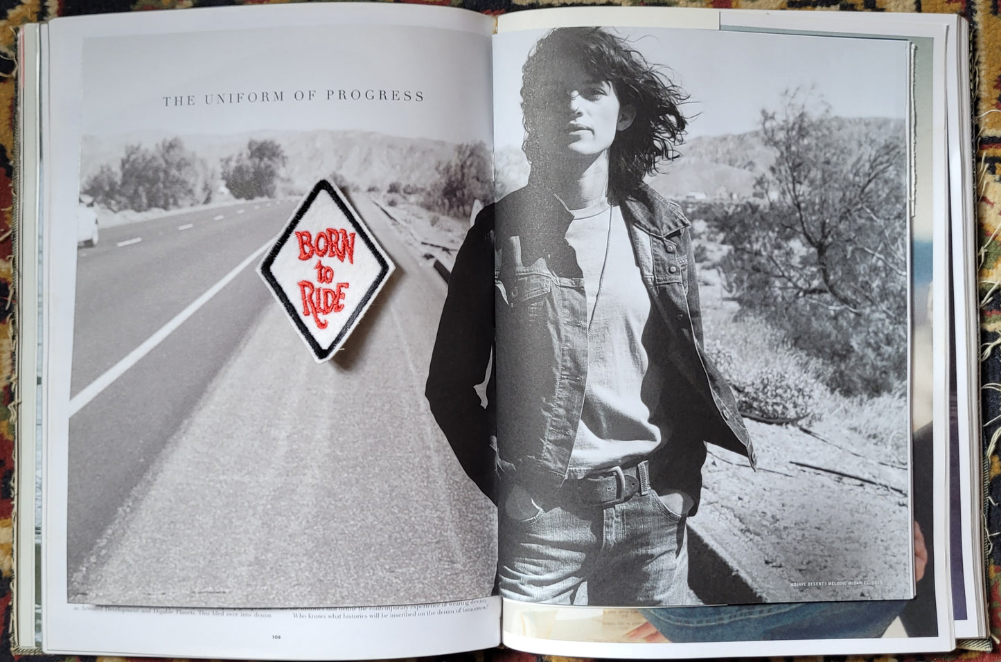 Patch Brodé Born to Ride - PUNK & COTON