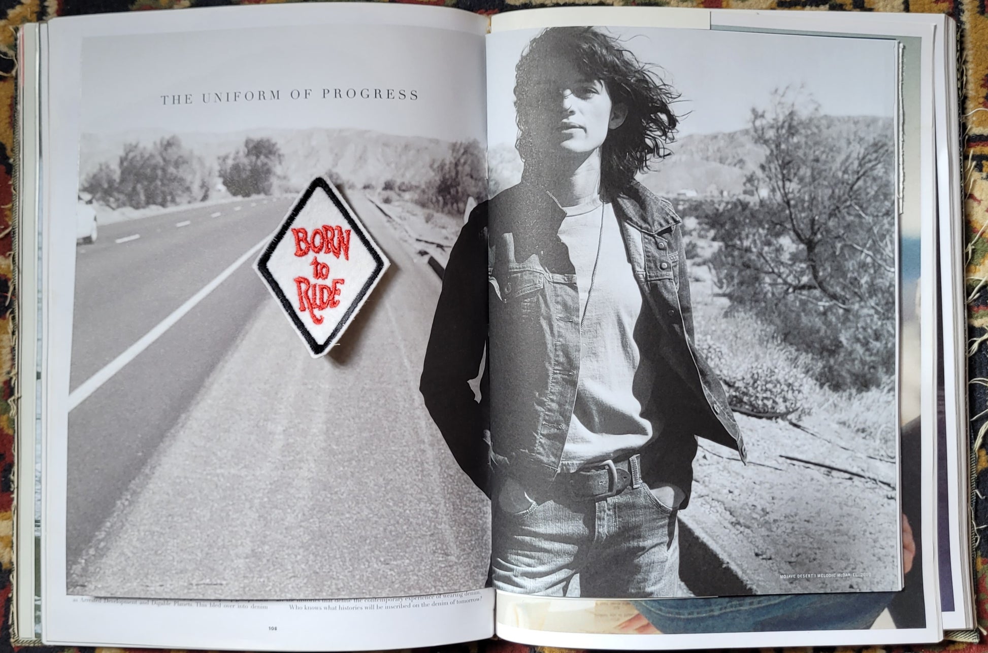 Patch Brodé Born to Ride - PUNK & COTON