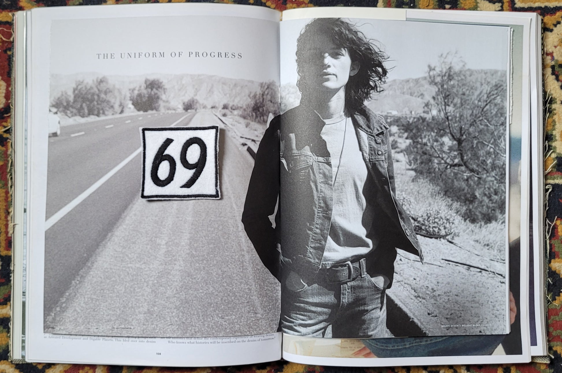 Patch Brodé 69 CARRE (Version Blanche) - PUNK & COTON