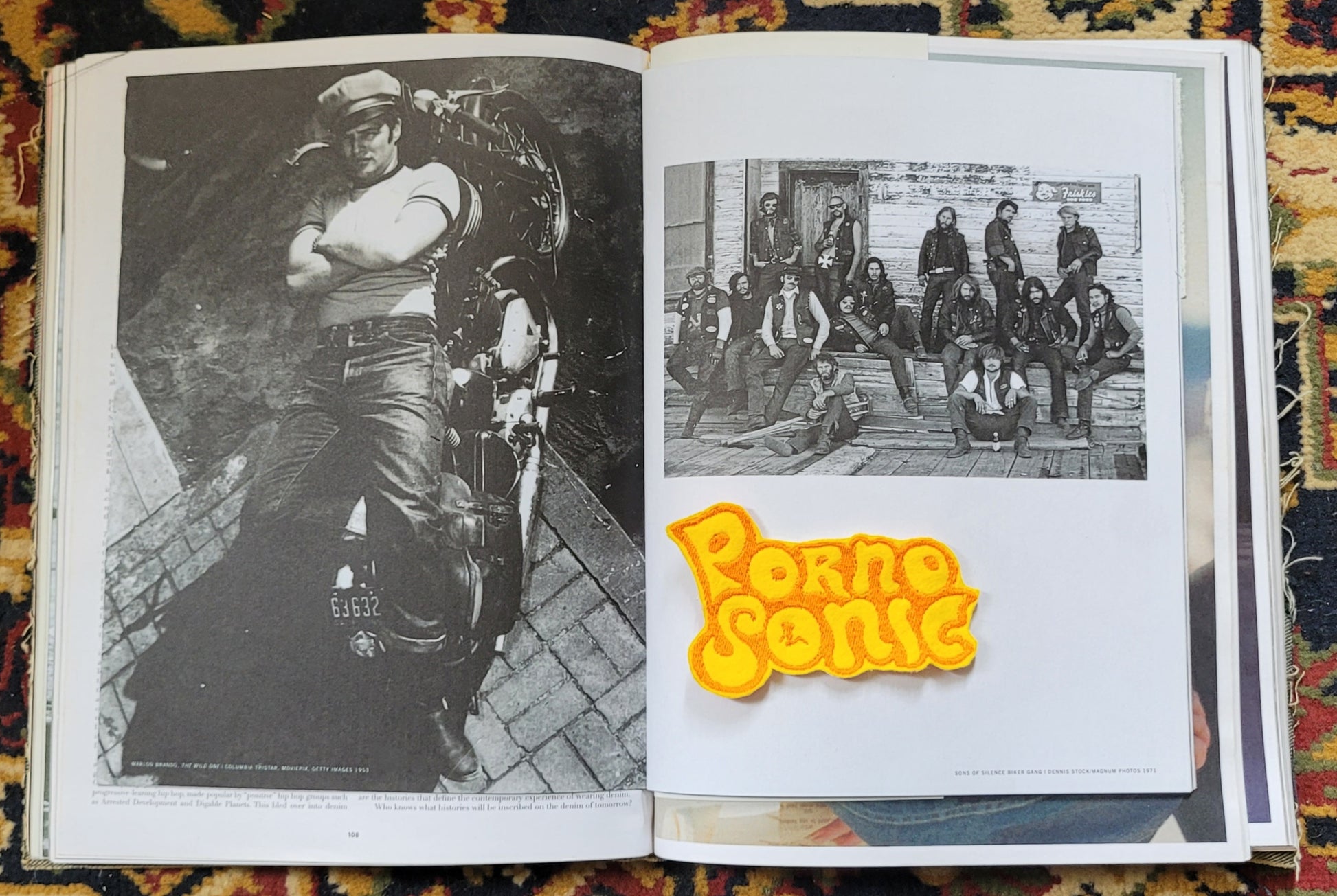 Patch Brodé Porno Sonic  Jaune/Orange 1st version - PUNK & COTON