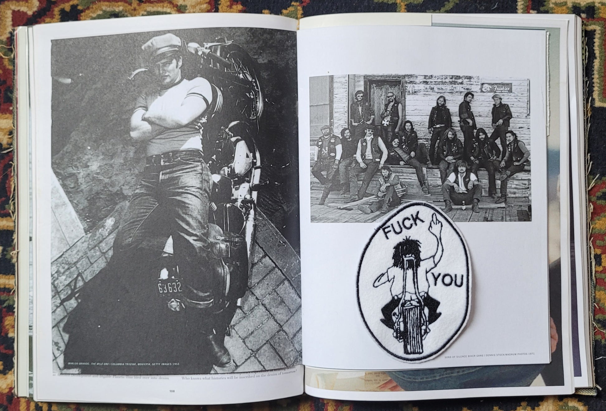 Patch Brodé Fuck You Biker - PUNK & COTON