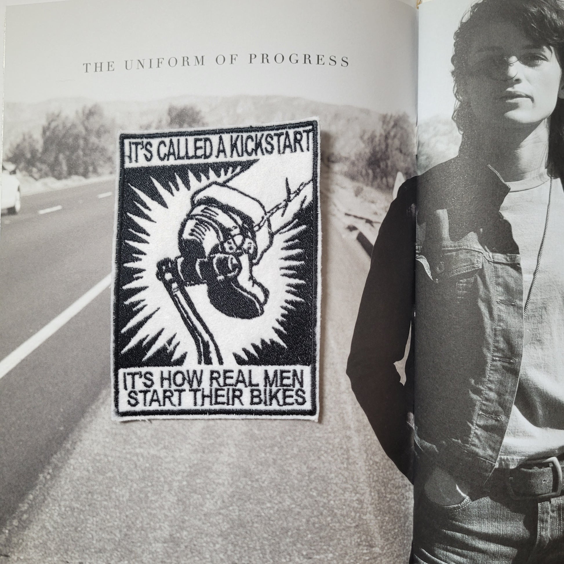 Patch  Brodé Kickstart - PUNK & COTON