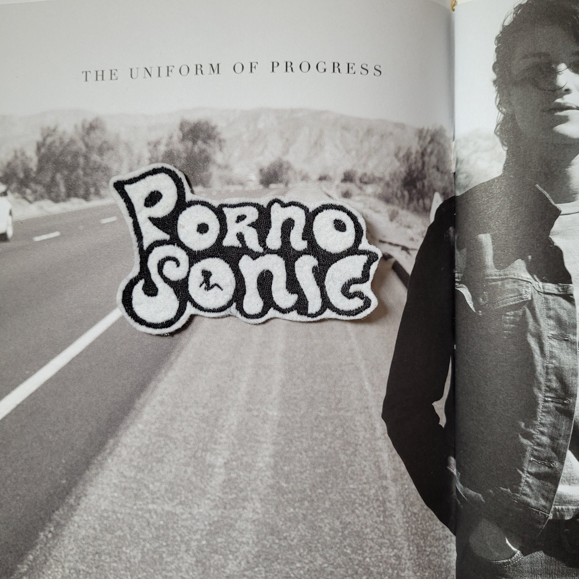 Patch Brodé Porno Sonic Version Black / White - PUNK & COTON