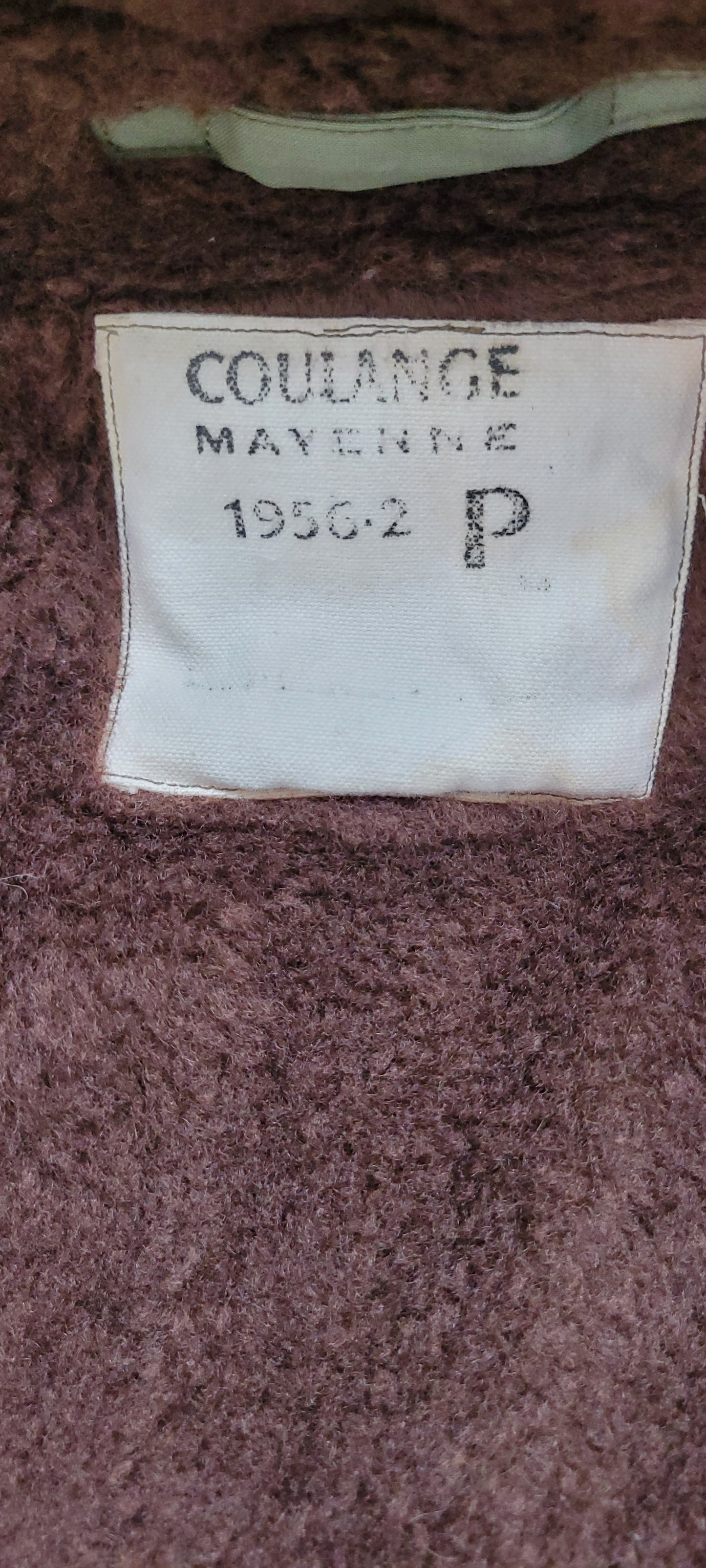 3rd/ème Deadstock french navy coat long N1 deck jacket / deadstock manteau de quart de la Marine nationale COULANGE MAYENNE