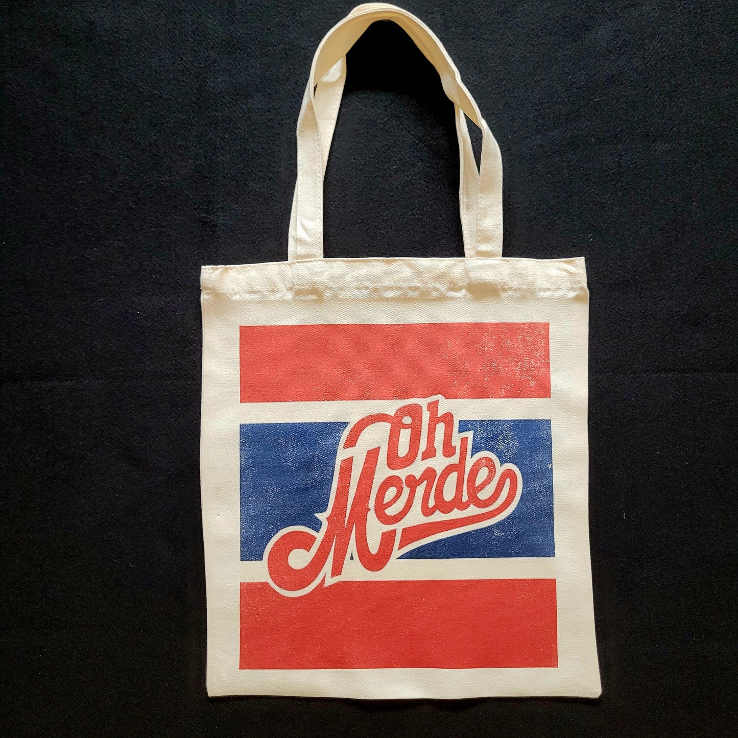 Eco Tote Bag "OH MERDE" - PUNK & COTON