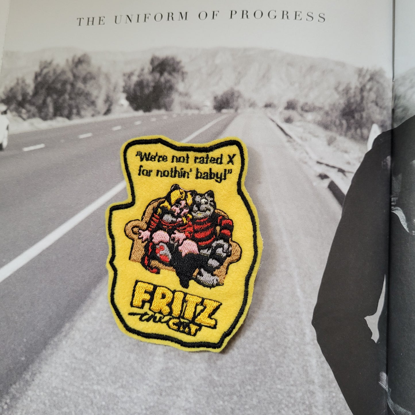 Patch Brodé Fritz the cat and the girlfriend - PUNK & COTON