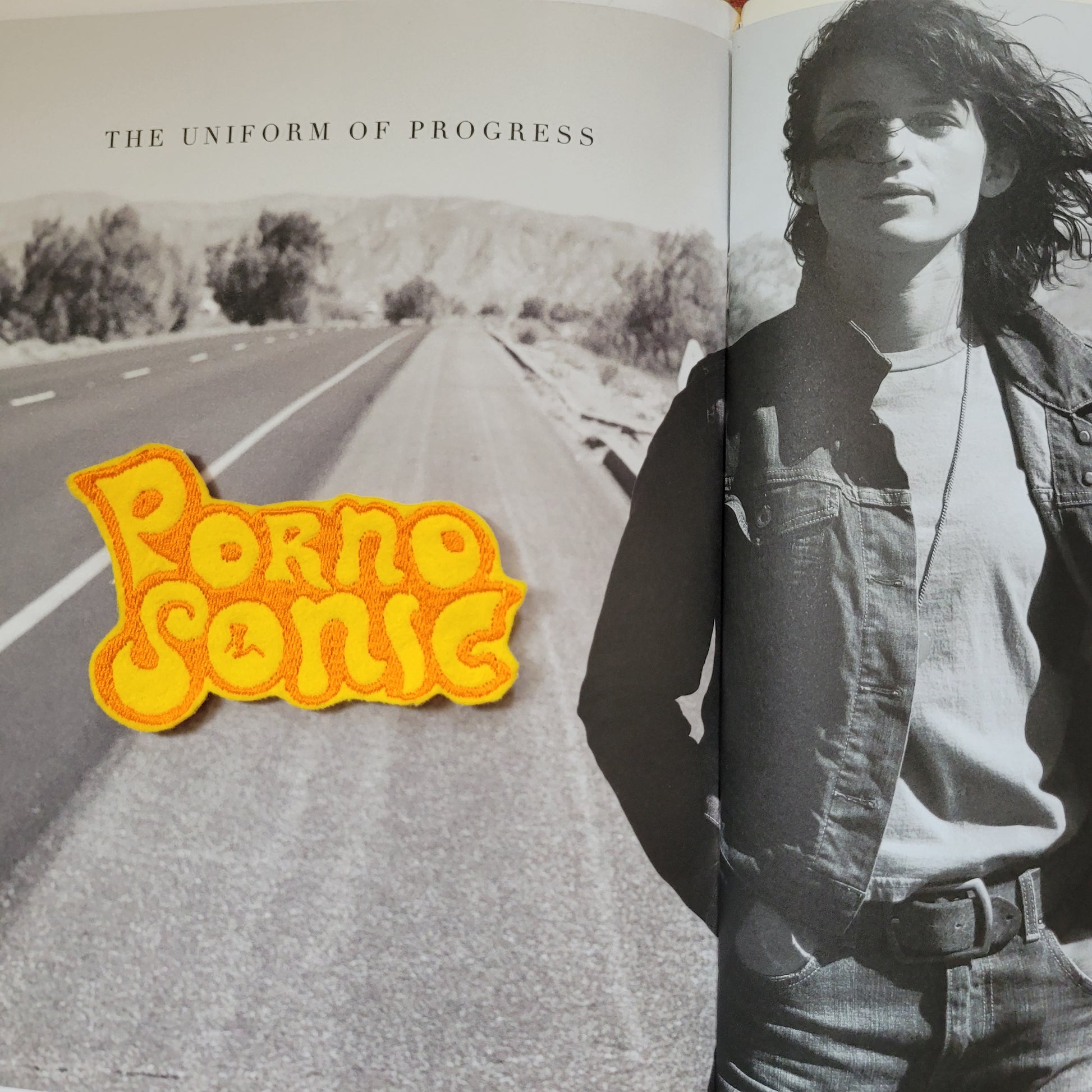 Patch Brodé Porno Sonic  Jaune/Orange 1st version - PUNK & COTON