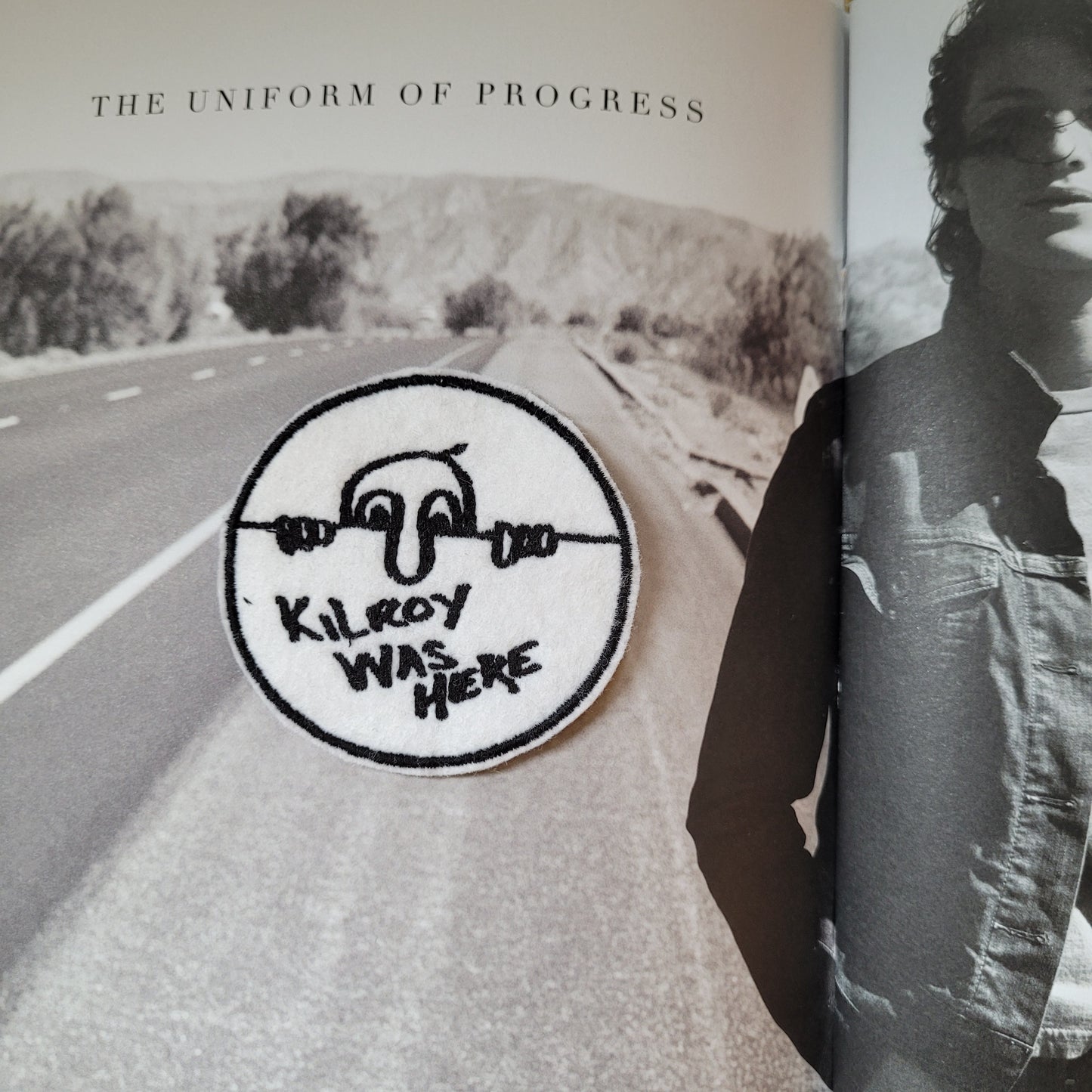 Patch Brodé Kilroy Was Here - PUNK & COTON