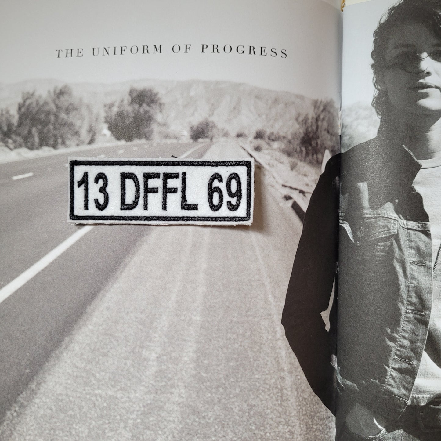 Patch Brodé 13 DFFL 69 (Version Blanc) - PUNK & COTON