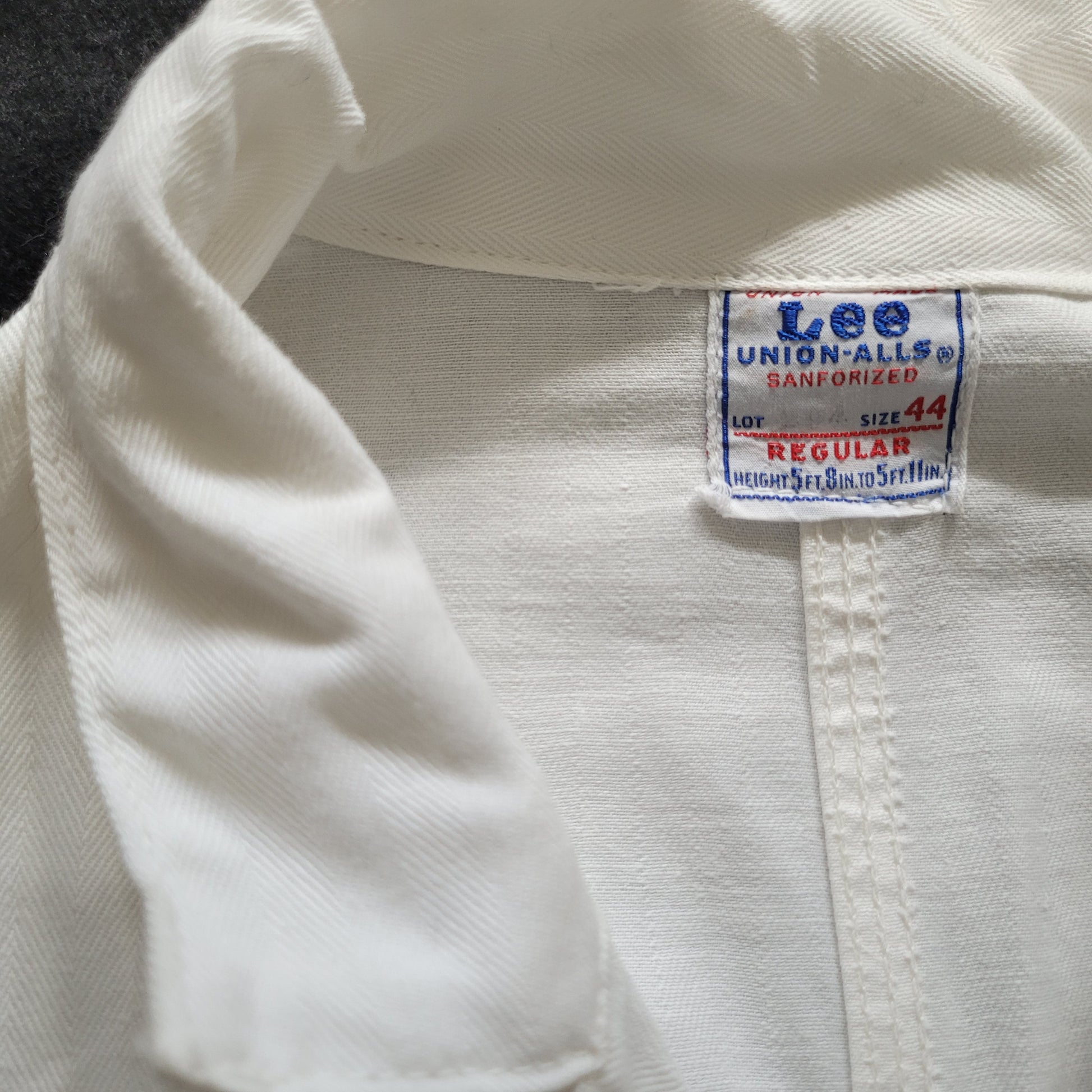 Coverall 40's LEE UNION-ALLS HBT hand embroidered chainstitch method combinaison  brodée à la main HARLEY-DAVIDSON - PUNK & COTON