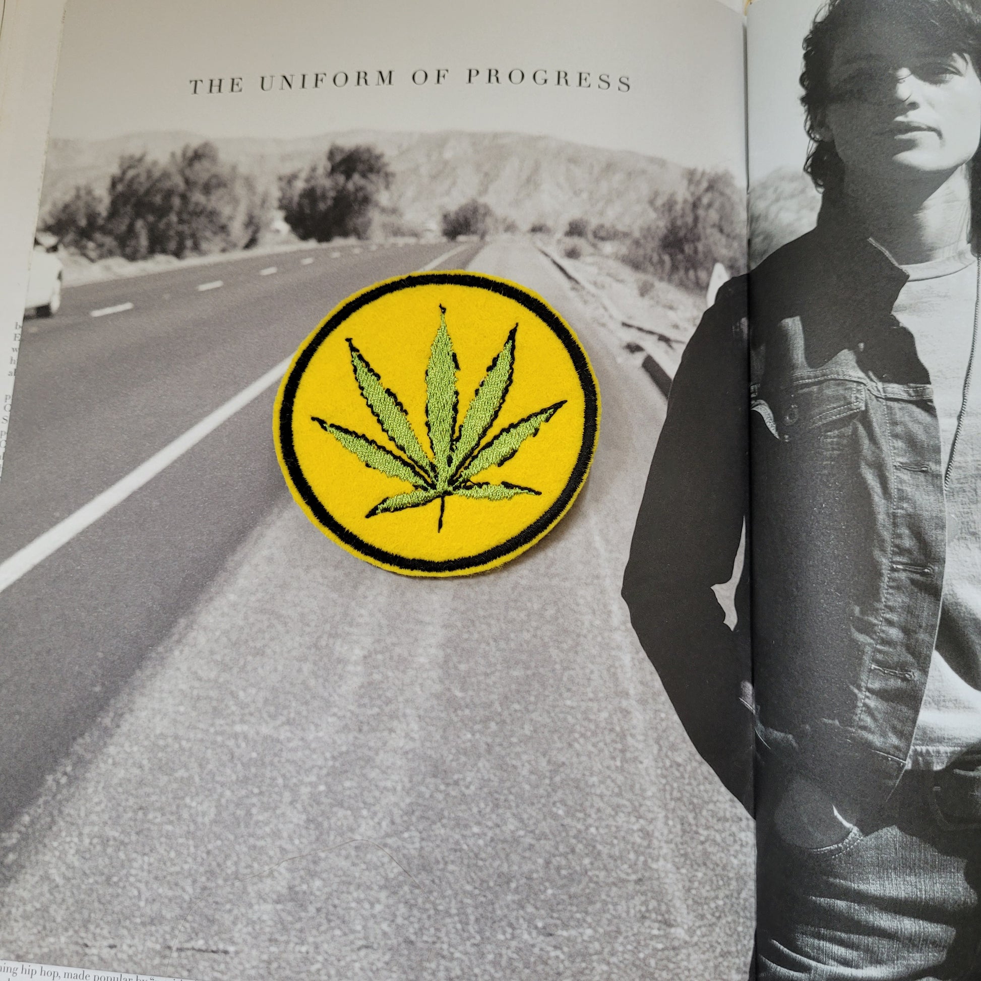 Patch Brodé  Canabis - PUNK & COTON