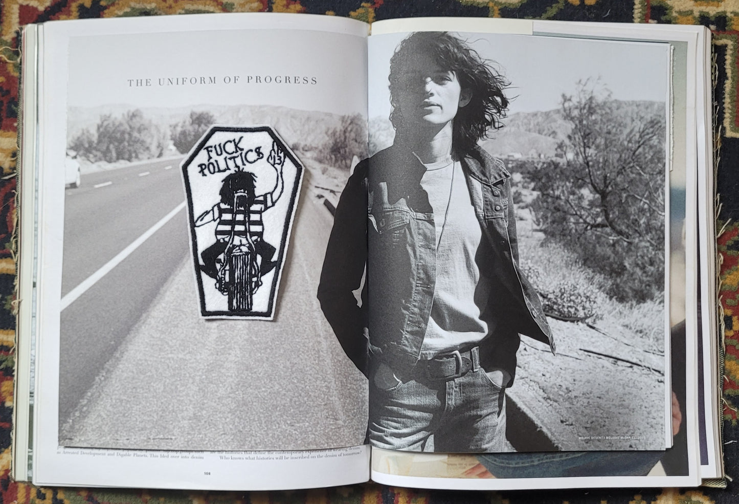 Patch Brodé Fuck Politics - PUNK & COTON