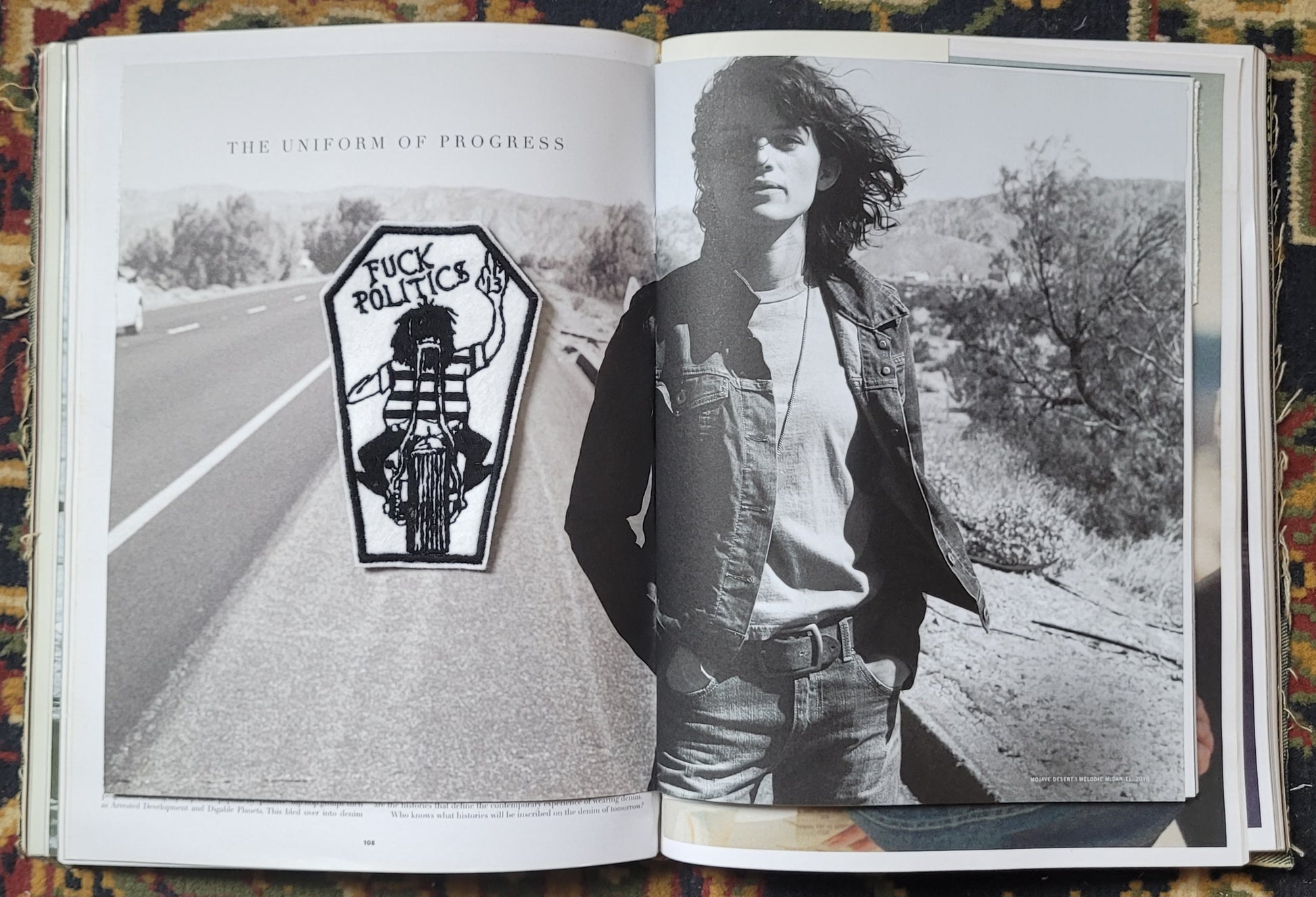 Patch Brodé Fuck Politics - PUNK & COTON