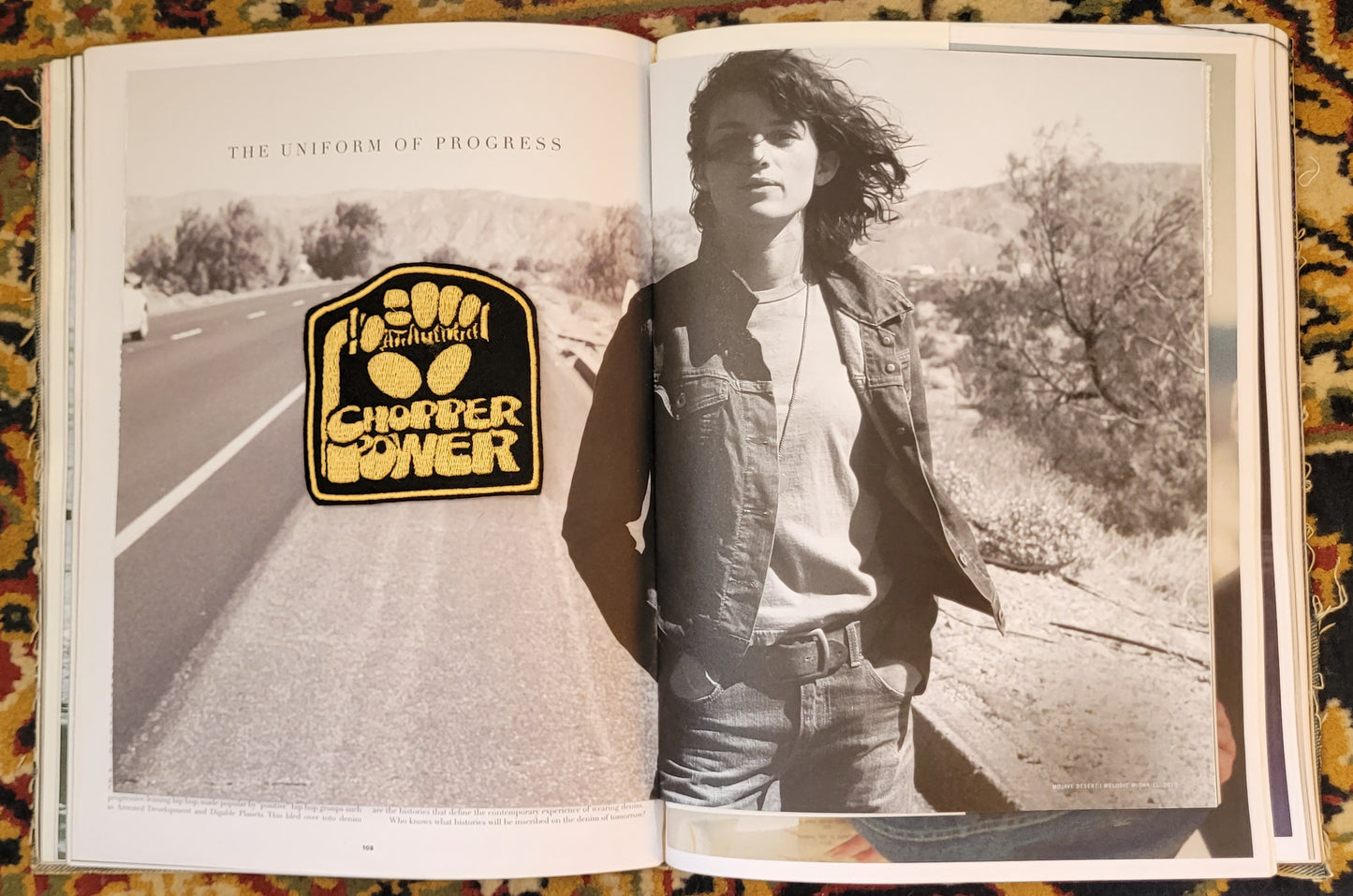 Patch Brodé Chopper Power Version Black & Gold - PUNK & COTON