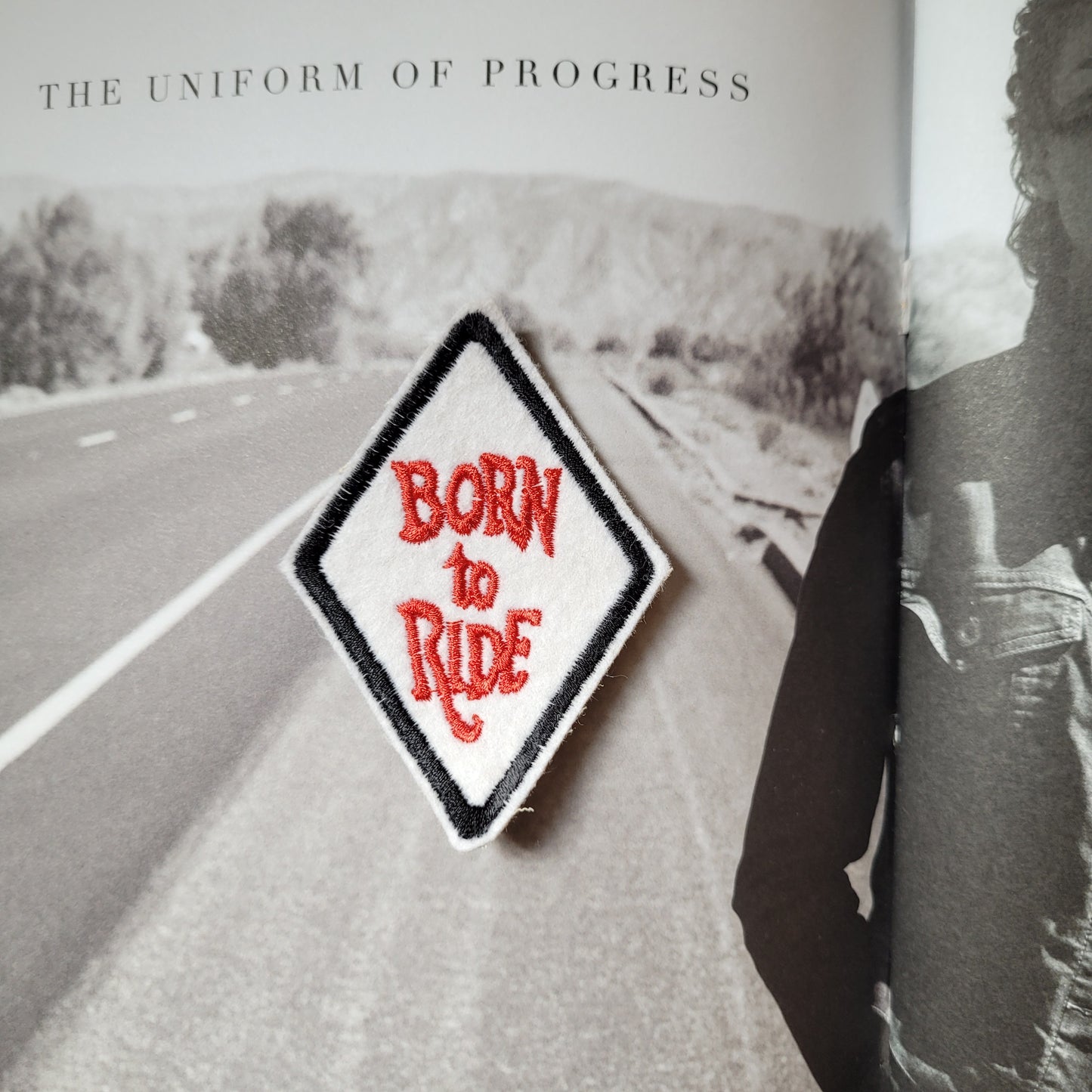 Patch Brodé Born to Ride - PUNK & COTON