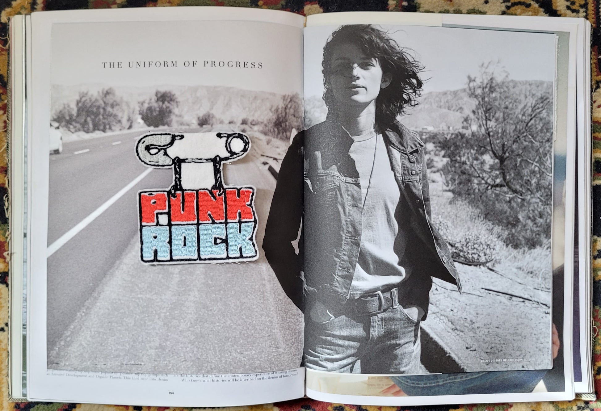 Patch Brodé / Ecusson PUNK ROCK - PUNK & COTON