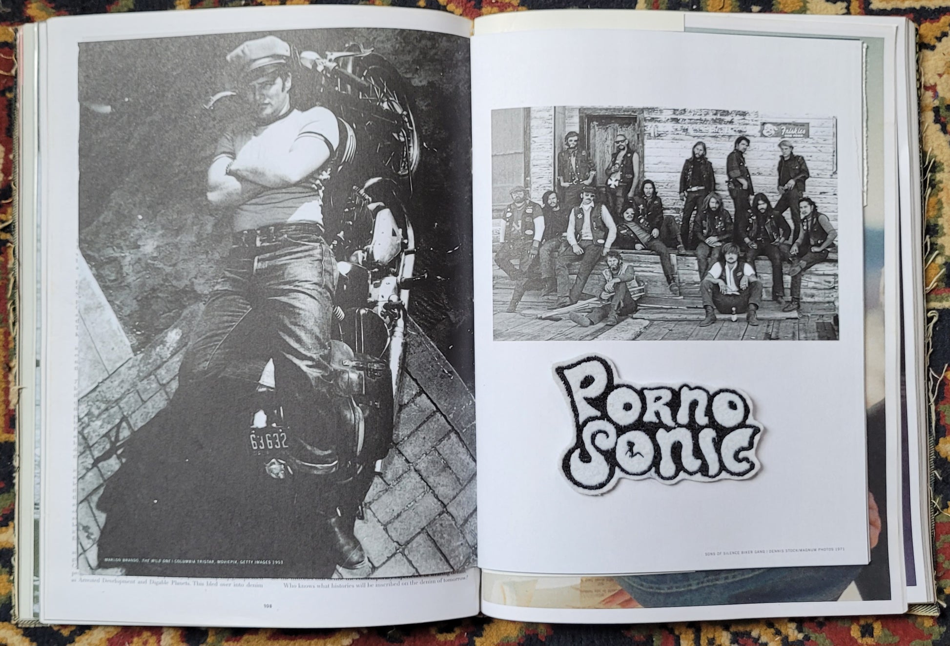 Patch Brodé Porno Sonic Version Black / White - PUNK & COTON
