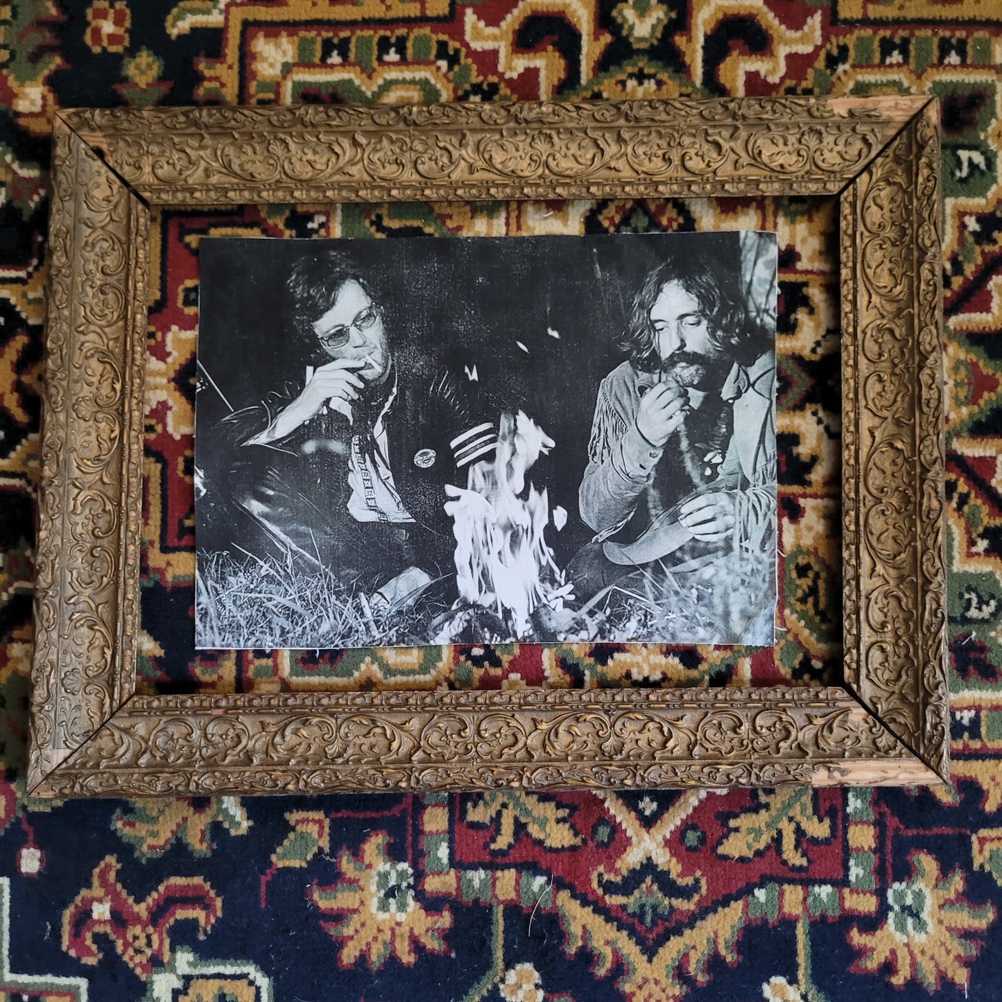 Backpatch "Easy rider Peter Fonda & Dennis Hopper Fire Camp" - PUNK & COTON