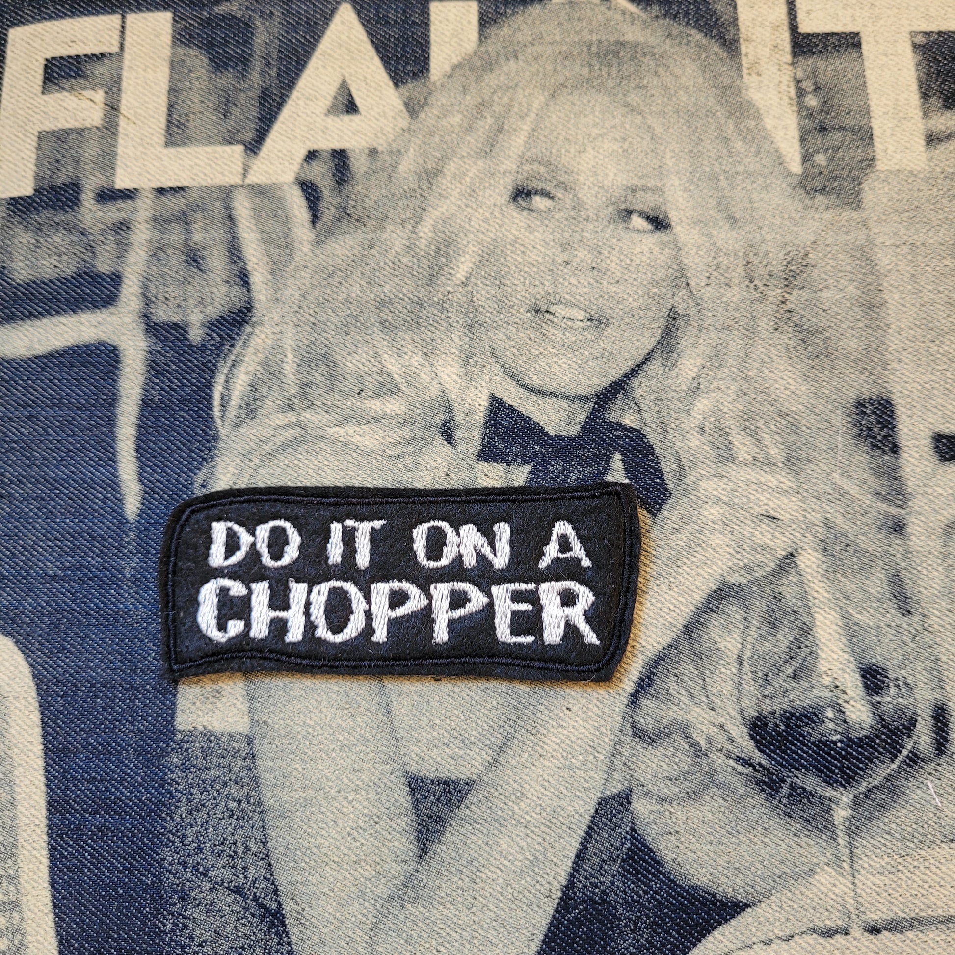 Patch Brodé Do it on a chopper - PUNK & COTON
