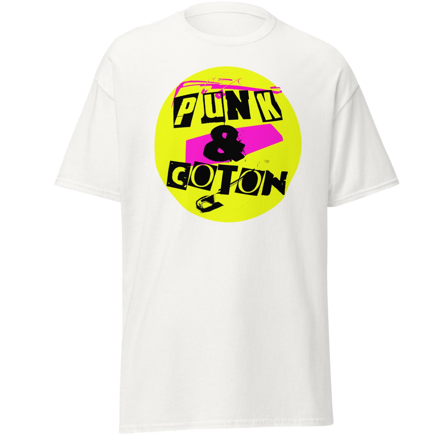 T-shirt PUNK and COTON original WHITE - PUNK & COTON