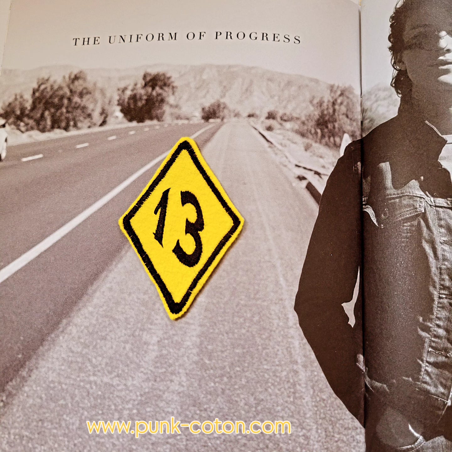Patch Brodé 13 (Version Jaune) - PUNK & COTON