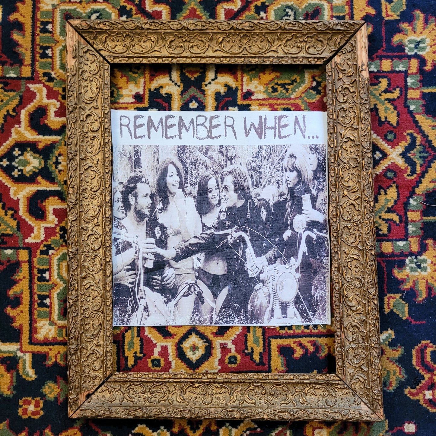 Backpatch "Remember when" Peter Fonda The Wild Angels - PUNK & COTON