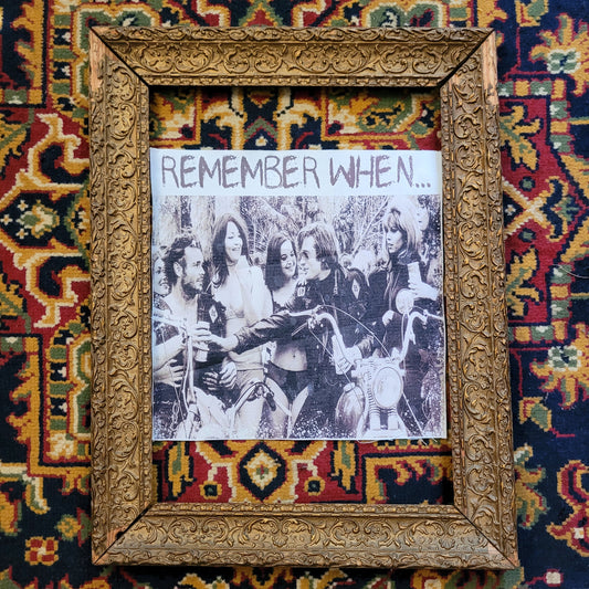 Backpatch "Remember when" Peter Fonda The Wild Angels - PUNK & COTON